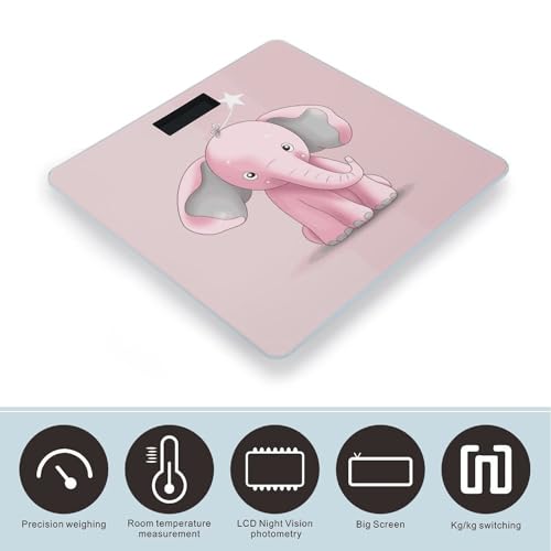 Báscula Digital de Baño Precisa con Plataforma de Vidrio miniatura 3