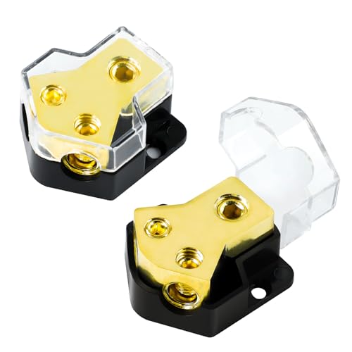 Bloque divisor calibre 0/2/4 a 4/6/8 para sistemas eléctricos de vehículos