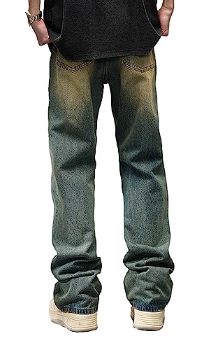 Men's Relaxed Fit Casual Hiphop Retro Style Jeans4