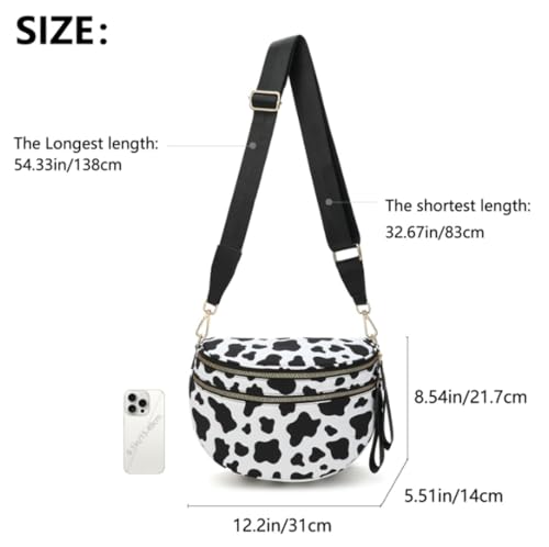 Checkered Sling Backpack Women Fanny Packs Crossbody Bags Bum Bag Cute Cross Body Hobo Shoulder Sport Wallet Purses 20252