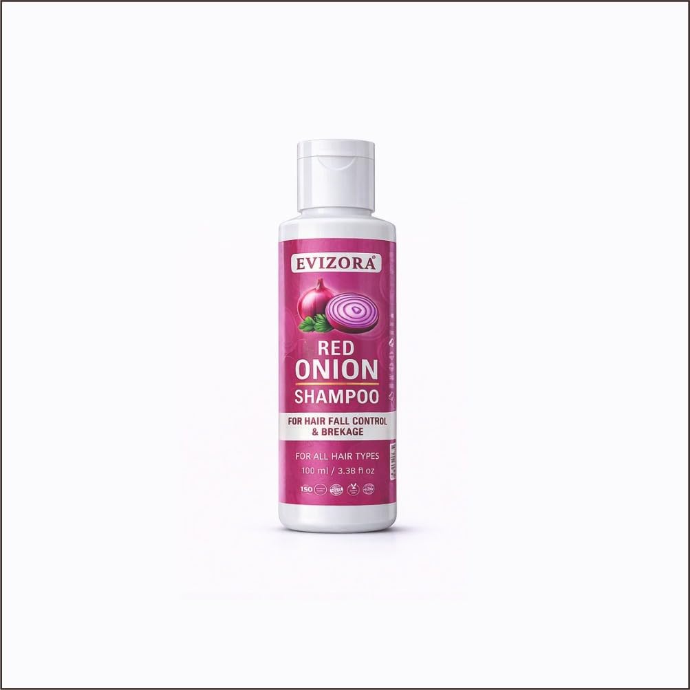 Red Onion Shampoo for Hair Fall Control and Breakage, for All Hair Types, 100 ml-image-49