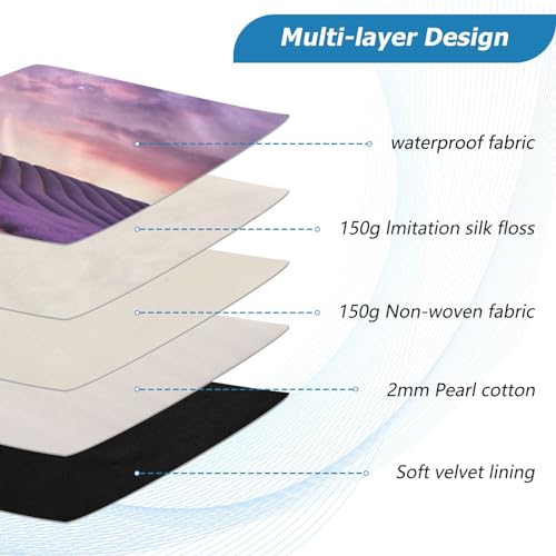 Funda para portátil 13-14 pulgadas lavanda impermeable miniatura 4