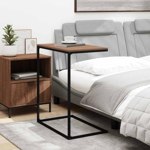 Table d'appoint en forme de C stable pour ordinateur portable
