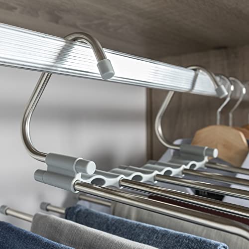 Cintre multiple pour pantalon pour l'optimisation de l'espace dans votre dressing