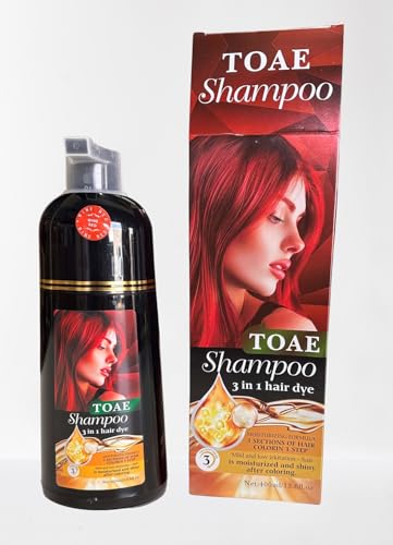 TOAE Red Wine Hair Dye Shampoo 400ml