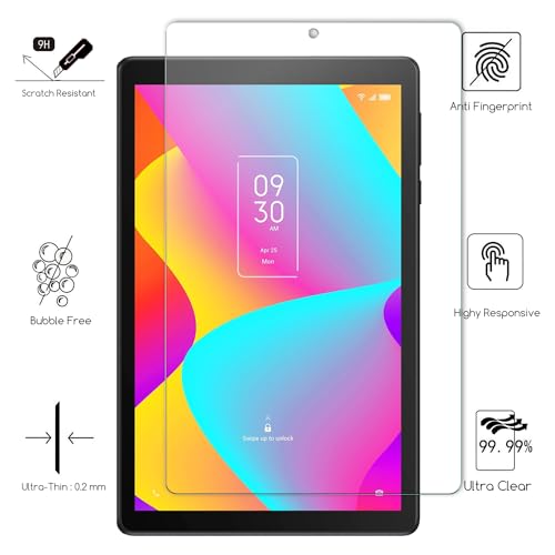 Protectores de pantalla vidrio templado para TCL Tab 8 LE 8.0 pulg 2 unidades miniatura 3