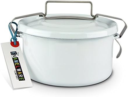 Lunch Container ~ Tiffin ~ Food Carrier 1.0 liter ~ Premium Enamel ~ Handmade in Austria