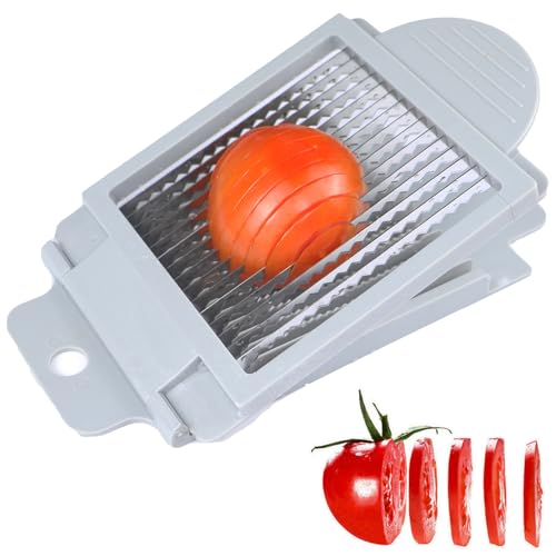 Tomato Slicer, Stainless Steel Tomato Cutter Dedicated Tomato Slicing tool Portable Carry & Easy...