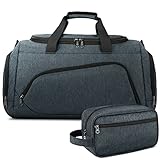 Gym Duffle Bag for Men Women, 40L Waterproof Sports Travel Bag with Toiletry Bag and Shoe...