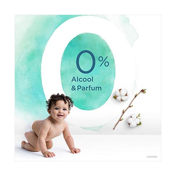 Pampers Aqua Harmonie Baby-Tücher, 864 Tücher (6 x 3 x 48), ohne Parfüm und Alkohol, mit 99% Wasser und pflanzlichen… – Bild 3