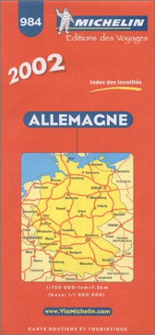 Preisvergleich Produktbild Michelin Karten, Bl.718 : Deutschland (Michelin Country Maps)