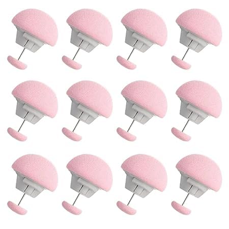Mushroom Duvet Clips 8-Pack Cotton Quilt Fixer Pins Anti-Movement Duvet Fasteners with One-Key Unlock Safety Design Comforter Grippers for Quilt Blanket Cushions and Curtains-image-44