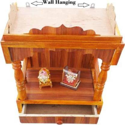 Pooja Mandir templo de madera de 45cm sin necesidad de montaje 2