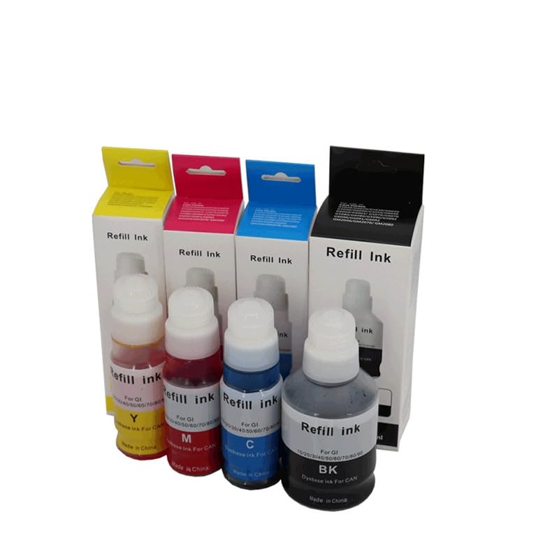 Recharge d'encre GI-80 GI-20 GI-60 compatible pour imprimante jet d'encre 70ml