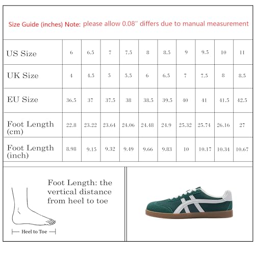 Image of Tigeridea Casual Sneakers for Women Lightweight Lace Up Tennis Shoes | Non-slip Lace Up Fashion Sneaker, Round Toe Retro Walking Shoes, 2026 Trendy Comfortable Trainers