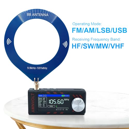 Radio portátil SI4732 DSP con pantalla IPS de 1.9 pulgadas miniatura 2