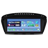 XTRONS Qualcomm 685 Android 14 Car Stereo for BMW E90/E91/E92/E93/E60/E61(2005-2008) CCC System, 8.8 Inch IPS Touch Screen GPS Navigation Support Wireless CarPlay Android Auto Backup Camera (8+256G)