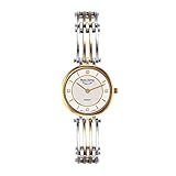 CHARAKTERISTISCHE FEINHEITEN – ein IP-vergoldetes Bicolor-Edelstahl-Schmuckband (mit Faltschließe) sowie das innen entspiegelte, das Zifferblatt gut schützende Saphirglas runden das außergewöhnliche Design der LATINA II maßgeblich ab: Gerade diese fein ausgearbeiteten Nuancen definieren eine Damen-Armbanduhr von Bruno Söhnle als einen vielseitigen wie beliebten Zeitmesser, der jedes Outfit gekonnt stilbewusst ergänzt.