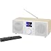 Produktbild Renkforce RF-IRDAB-RETRO1 Internet Tischradio DAB+, UKW AUX, Bluetooth®, Internetradio, WLAN, LAN D
