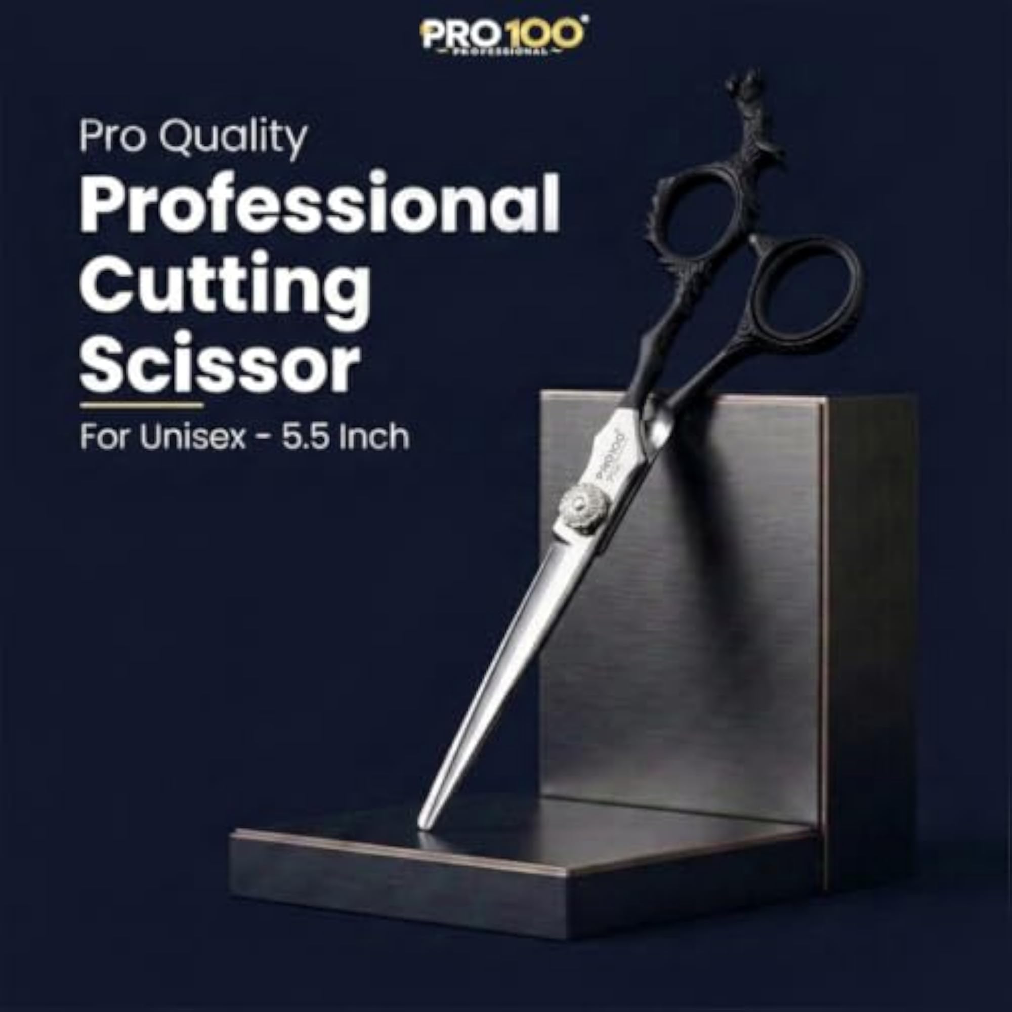 Dragon Handle Hair Cutting Scissor, 5.5 Inch Stainless Steel
