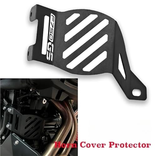 Protection haut-parleur bugle moto avec grille de déviation d'impact - 2
