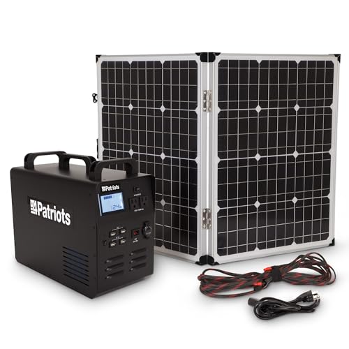 4Patriots Patriot Power Generator 1800: Silent, Fume-Free Solar G...