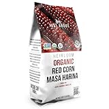 Just About Foods Organic Heirloom Red Corn Masa Harina 1lb