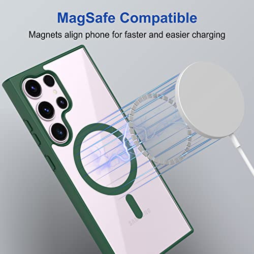 Image of Zapcase Back Case Cover for Samsung Galaxy S26 Ultra 5G | Compatible for Samsung Galaxy S26 Ultra 5G Back Cover | Scratch-Resistant Back Cover | Forest Green