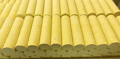 Markal - 80501 Railroad Chalk for Temporary Marks, 4" Length, 1" Width, Yellow (Pack of 144) - Thumbnail 2