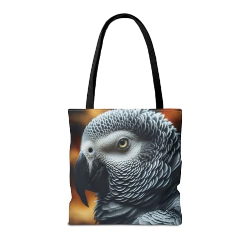 Premium African Grey Parrot Tote Bag with Reinforced Stitching for Adults2