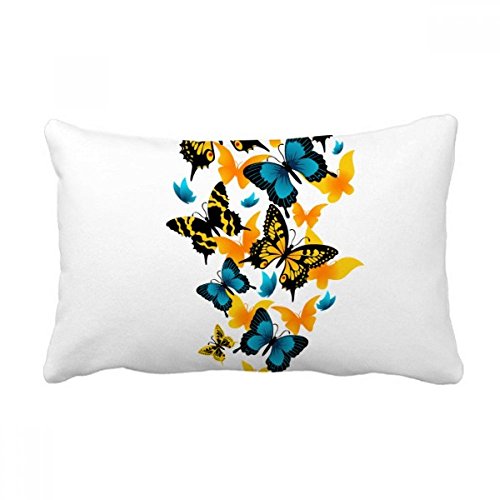 Coussin lombaire papillons multicolores une idée cadeau déco idéale - 2
