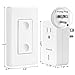 DEWENWILS Wireless Remote Wall Switch and Outlet, Plug in Remote Control Outlet Light Switch, No Wiring, Expandable, 100ft RF Range, ETL Listed (2 Switches and 1 Receiver)