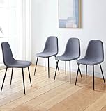 Diseño elegante y moderno: transforma tu espacio con estas 4 sillas de comedor que combinan estilo y función sin esfuerzo. Ideal para comedores, cocinas, oficinas o cafeterías, este juego de sillas de cocina añade un toque contemporáneo a cualquier entorno.