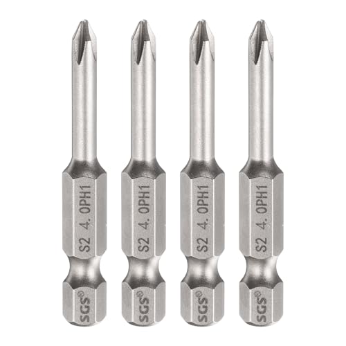 HARFINGTON 4 forets tournevis Phillips 1 PH1 1/4" hex