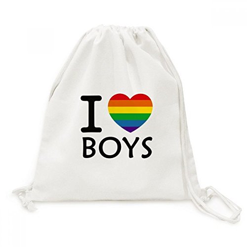 Sac cordon en toile bisexuel transgenre pour voyage et shopping