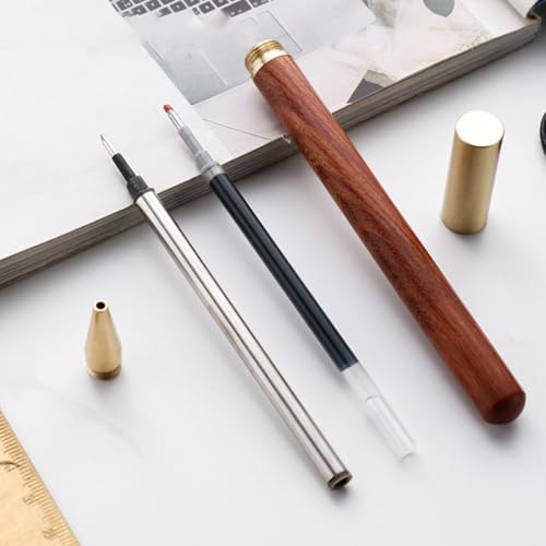 Set de 2 Bolígrafo de Gel LALAFINA Rosewood miniatura 7
