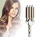 Produktbild Waroomss Lockenstab, Welleisen 3 Fässer Lockenstab Große Wellen Locken Pro, Lovebay Wellenstyler Turmalin Keramik, Lockenwickler für Lange/Kurze Haare, DREI Curling 22mm