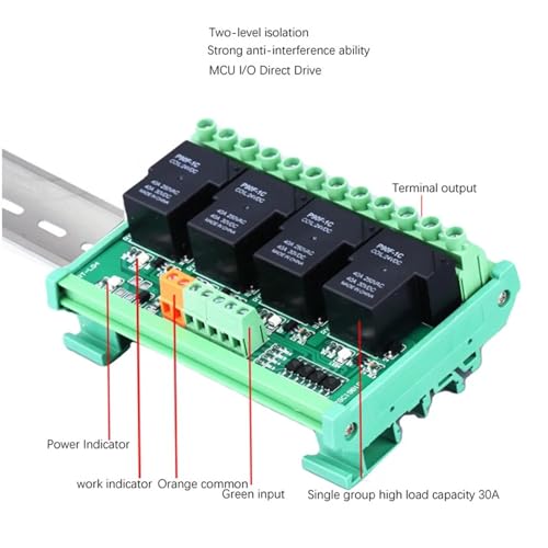 Módulo de relé PLC de 24V para proteger microcontrolador con aislamiento de dos etapas 3