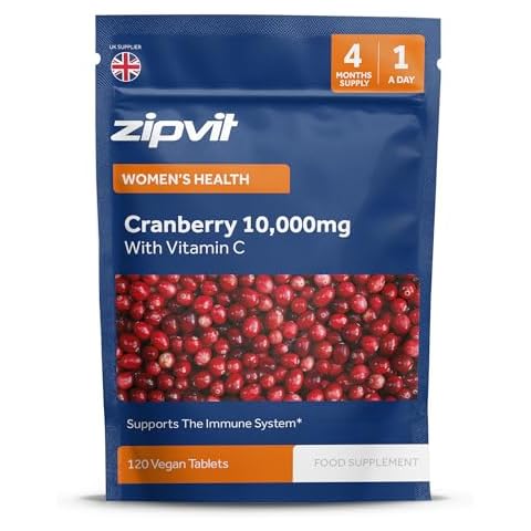 Zipvit High Strength Cranberry Tablets with Vitamin C Cover