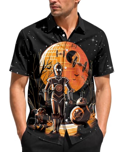 Image of 99TIMORO Movie Characters Halloween Shirt for Men Short Sleeve Top
