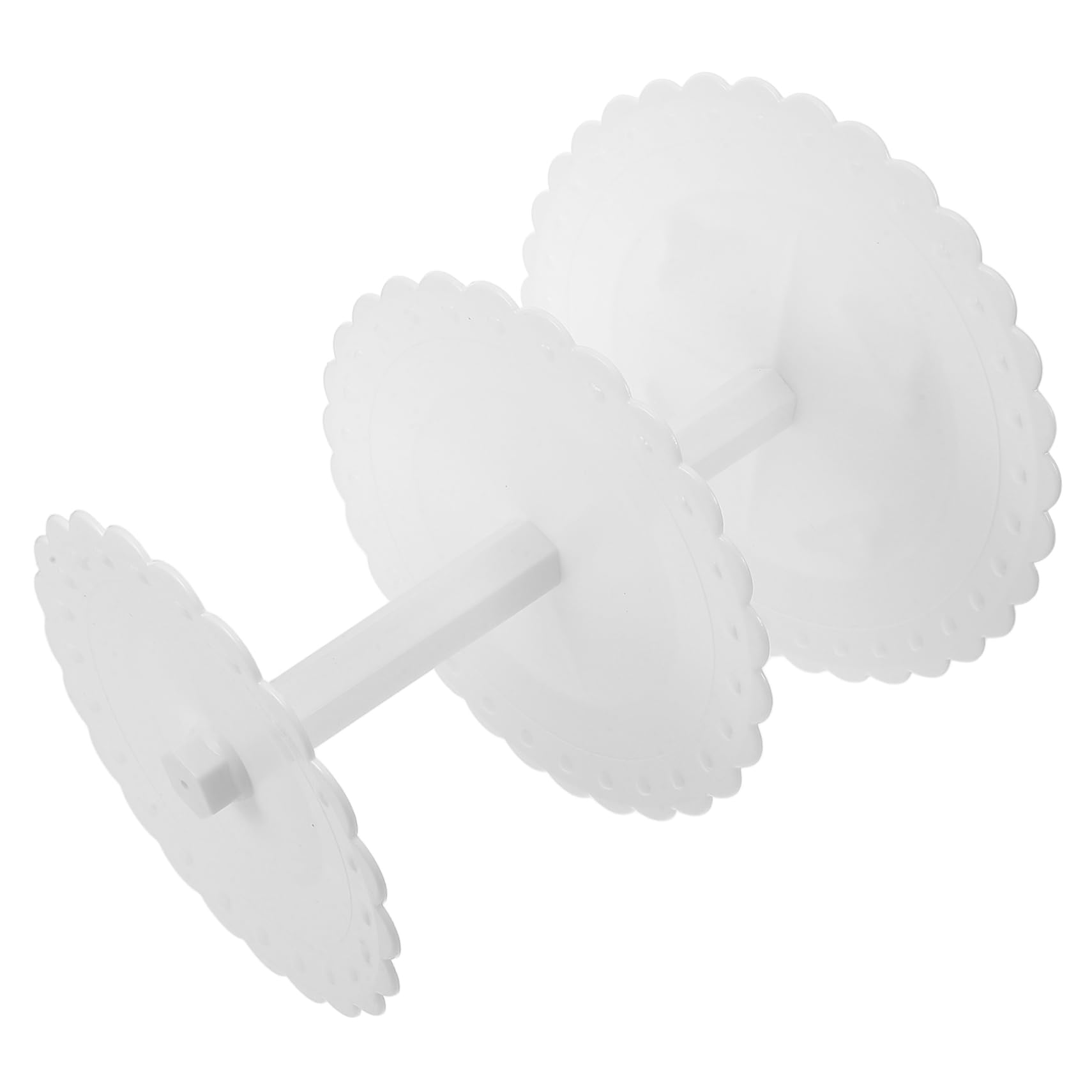 BRIGHTFUFU Cake Stand 3 Tier Serving Tray Cupcake Tree 3 Tier Dessert Plates Cupcake Display Stand Party Dessert Stand Cupcake Tower 3 Tiered Serving Platter White Plastic re-usable