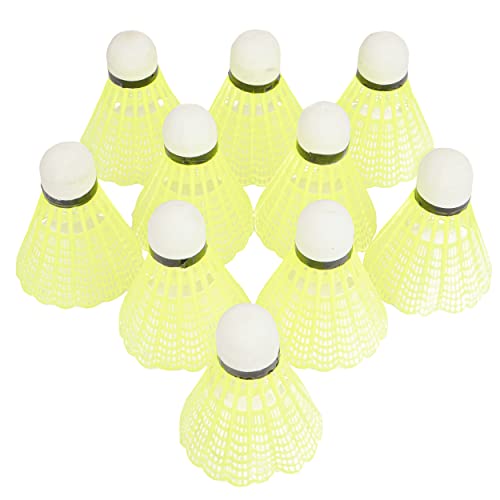 Image of Hipkoo Sports Nylon Badminton Shuttlecocks, Stable & Durable, Ideal Hitting Practice for Players Indoor /Outdoor (Pack of 20, Green)