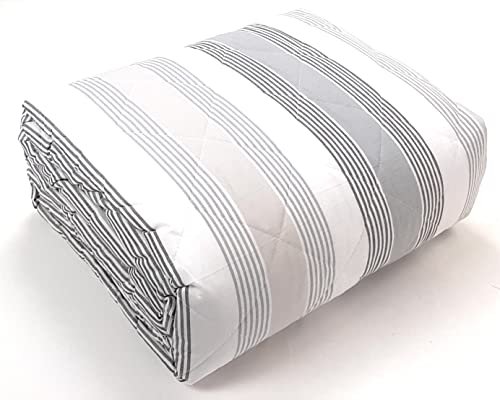 Bossi collezione Martha O'Neil Quilt copriletto Matrimoniale in 100% Cotone DEVIN 8412 grigio
