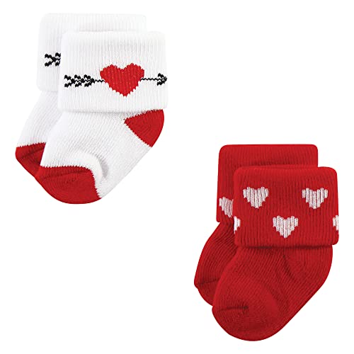 Hudson Baby baby-girls unisex-baby Holiday Newborn Terry Socks3