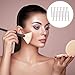 TOYANDONA 12pcs Fan Shaped Face Beauty Brushes Compact Dark Skin Care Facial Mask Applicator Tools for Women Makeup and Facial Treatments