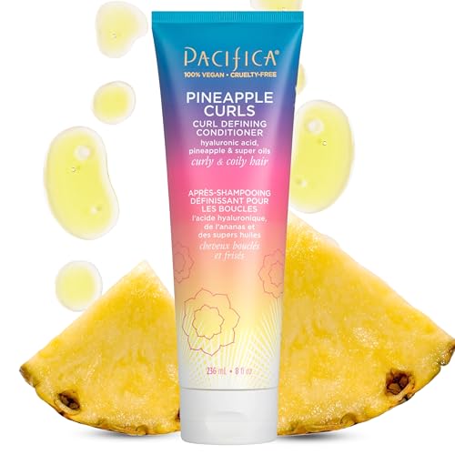 Pacifica Beauty Pineapple Curls Curl Defining Conditioner, 8 Fluid Ounce