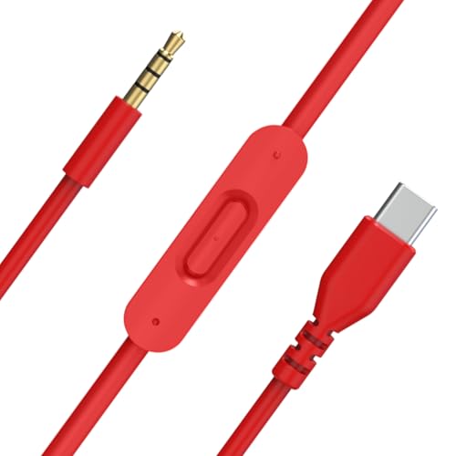 �����pUSB C - 3.5mm�I�[�f�B�I�P�[�u�� Beats Solo 4�ASolo3�ASolo2�AStudio Pro�AStudio3/2�APro�AMixr�AAux�R�[�h�A�C�����C���}�C�N�ƃ{�����[���R���g���[���t�� iPhone 15/16�AiPad