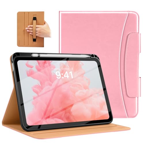 Coque Folio en Cuir Premium pour iPad 2025 Protection Raffinée avec Poche