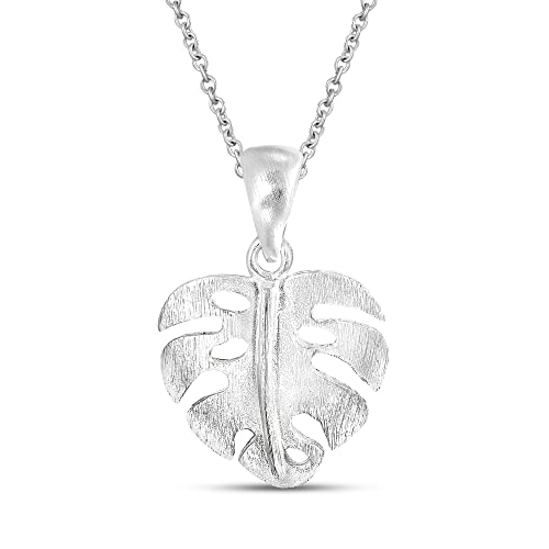 Monstera Leaf Pendant