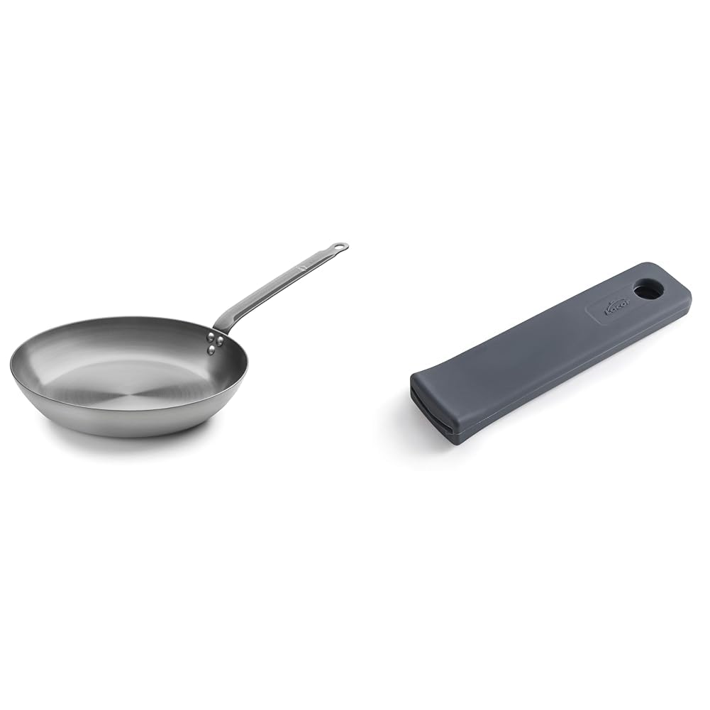 LACOR - 63624 - Sartén Ferrum Hierro - Ecológica, Compatibilidad con Todo tipo de cocinas & 23900 Protector de Silicona
